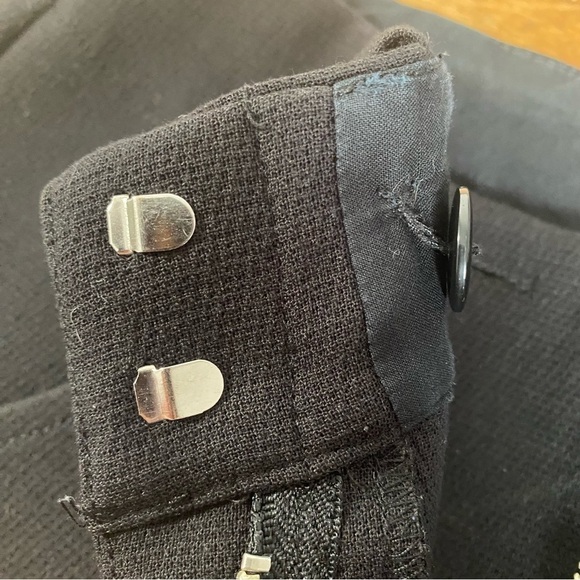 Frank & Oak Black Alice Straight Cropped Trouser High Waisted Pants Size 4 - Picture 10 of 16